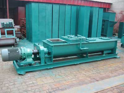 SJ型雙軸粉塵加濕攪拌機(jī)